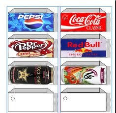 Soda Can Template Printable 1000 Images About Can Labels On Pinterest