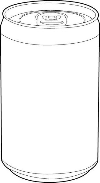 Soda Can Template Printable Empty Cans Vector Free Vector In Adobe Illustrator Ai