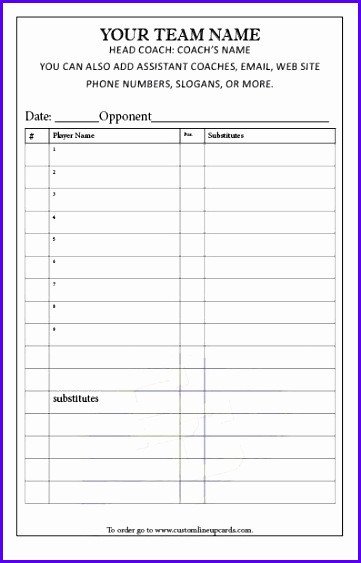 Softball Lineup Template Excel 12 Baseball Lineup Excel Template Exceltemplates