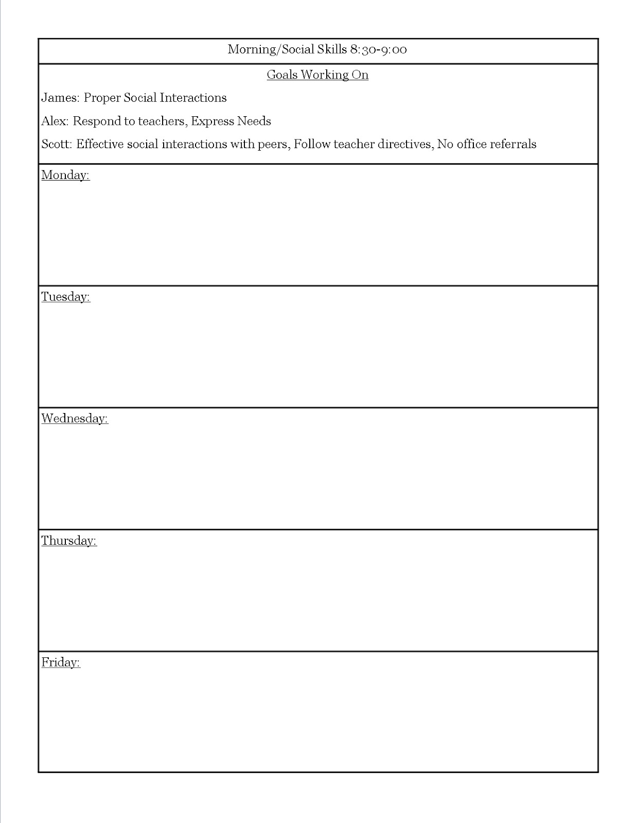 Special Ed Lesson Plan Templates A Special Sparkle Tips for New Special Ed Teachers