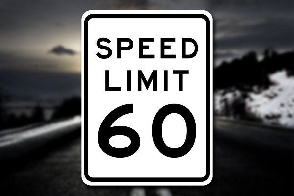 Speed Limit Sign Template 3d Man Made Creative Market