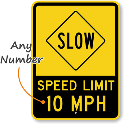 Speed Limit Sign Template Custom Speed Limit Sign Templates