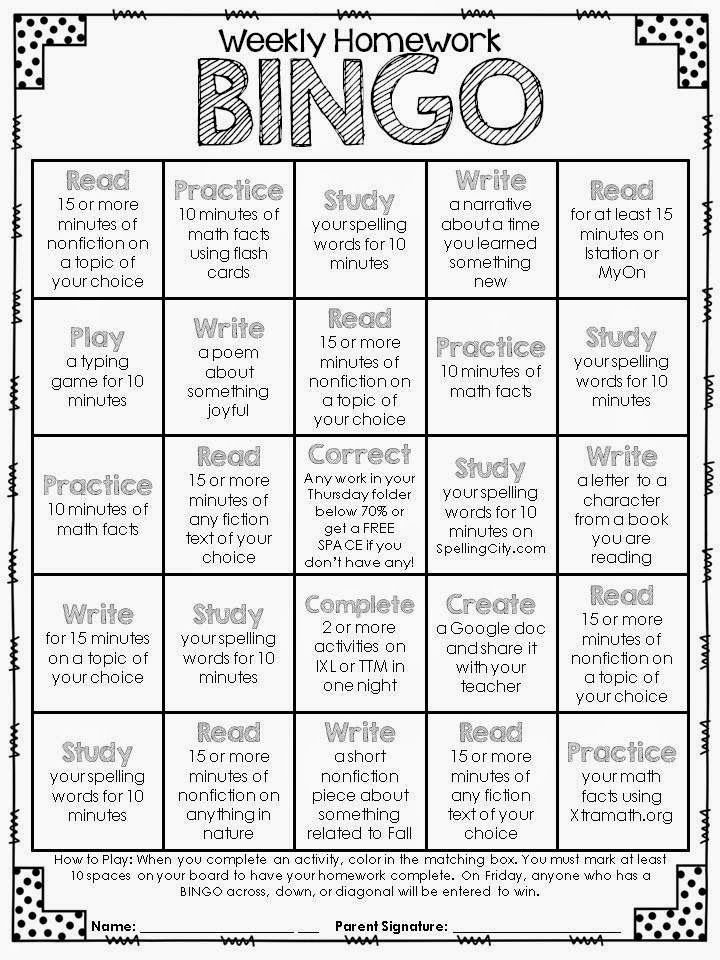Spelling Bingo Board 79 Best Images About Homework On Pinterest