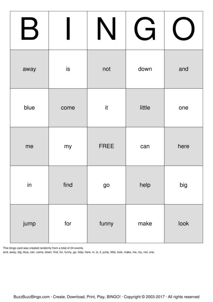 Spelling Bingo Board Spelling Bingo Bingo Cards to Download Print and Customize