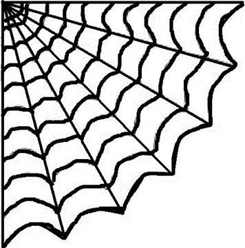 Spider Web Outline Hot Glue Spiderweb Diy Education