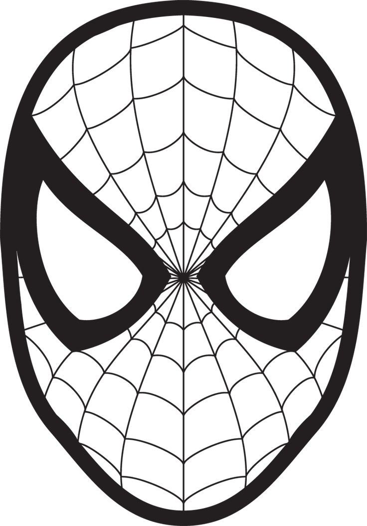 Spiderman Eye Template Spiderman Face Logo Spiderman Mask Clipart Wall