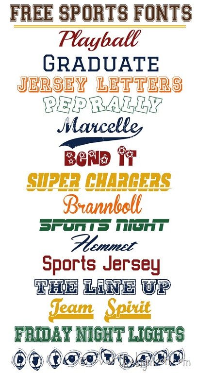 Sports Fonts In Word Free Sports Fonts