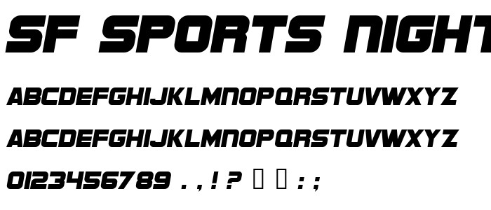 Sports Fonts In Word Sub S Sf Sports Night Ns