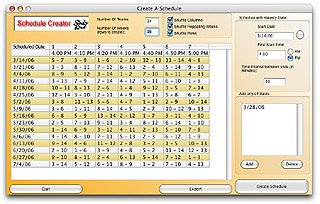 Sports Schedule Maker Excel Template Download Schedule Creator Sports
