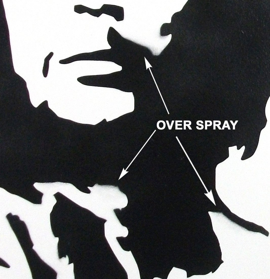 Spray Paint Art Stencils Spray Paint A Banksy Stencil – Ideal Stencils Blog