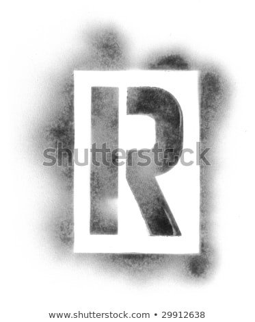 Spray Paint Letter Stencils Spray Paint Letters Stock Royalty Free