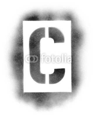 Spray Paint Letter Stencils Stencil Letters In Spray Paint From Ssilver Royalty Free