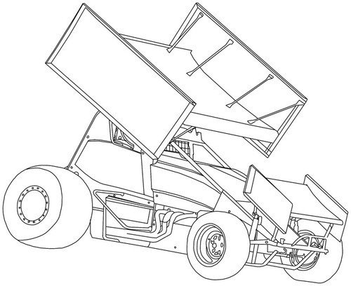 Sprint Car Drawing Fantastic Beasts and where to Find them Blu Ray Dvd