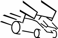 Sprint Car Drawing Sprint Car Lineart 1