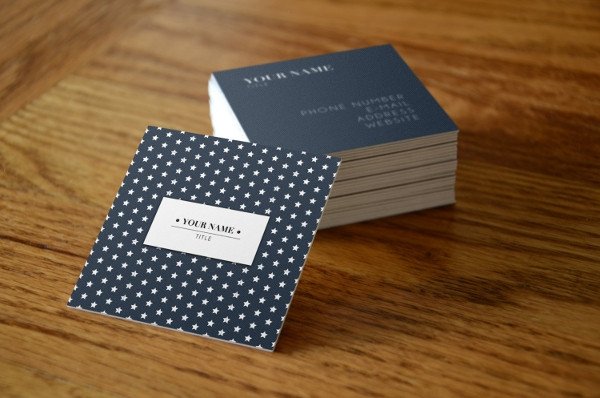 Square Business Card Mockup 26 Creative Square Business Card Templates Ms Word Ai