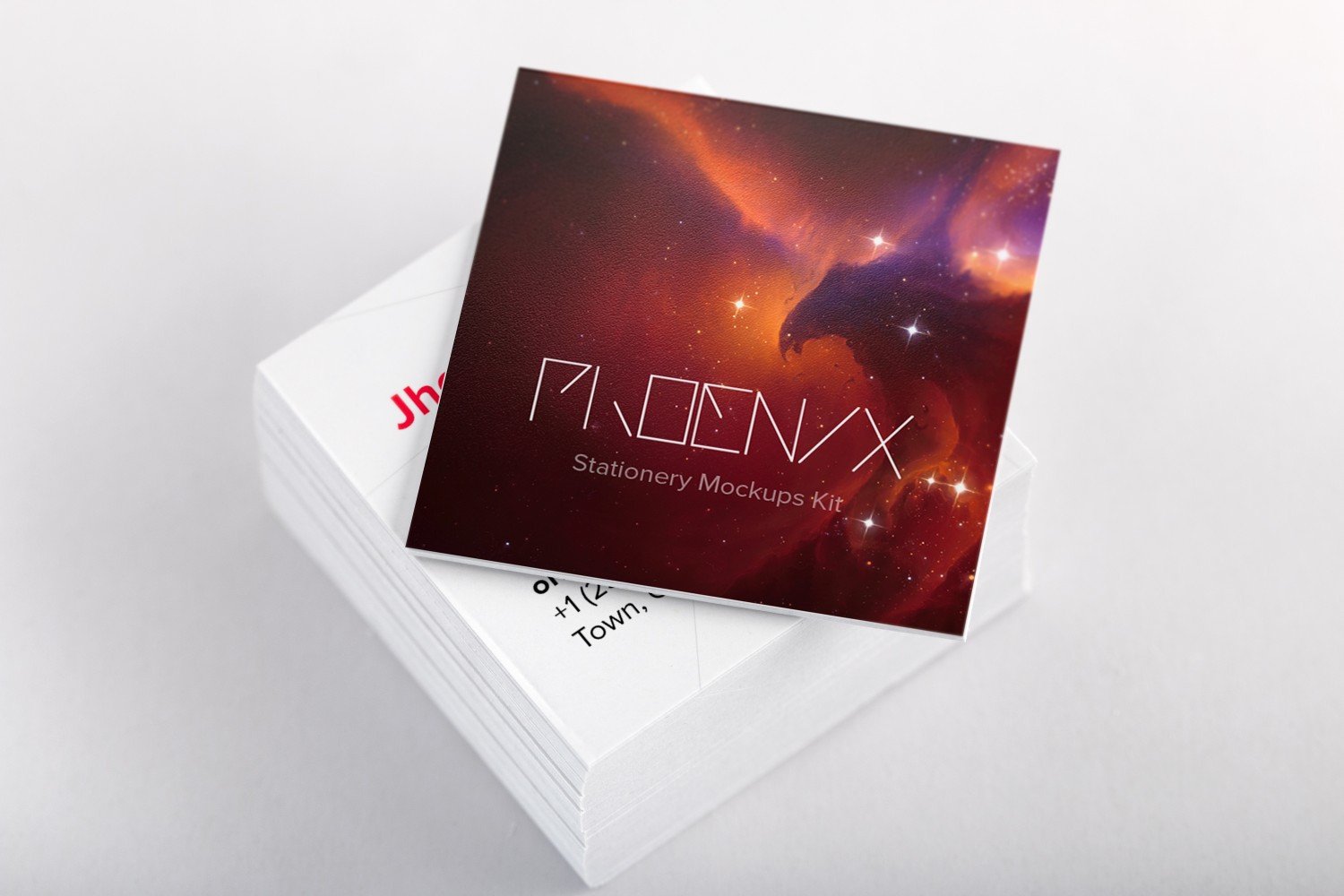 Square Business Card Mockup Square Business Cards Mockup 01 – original Mockups