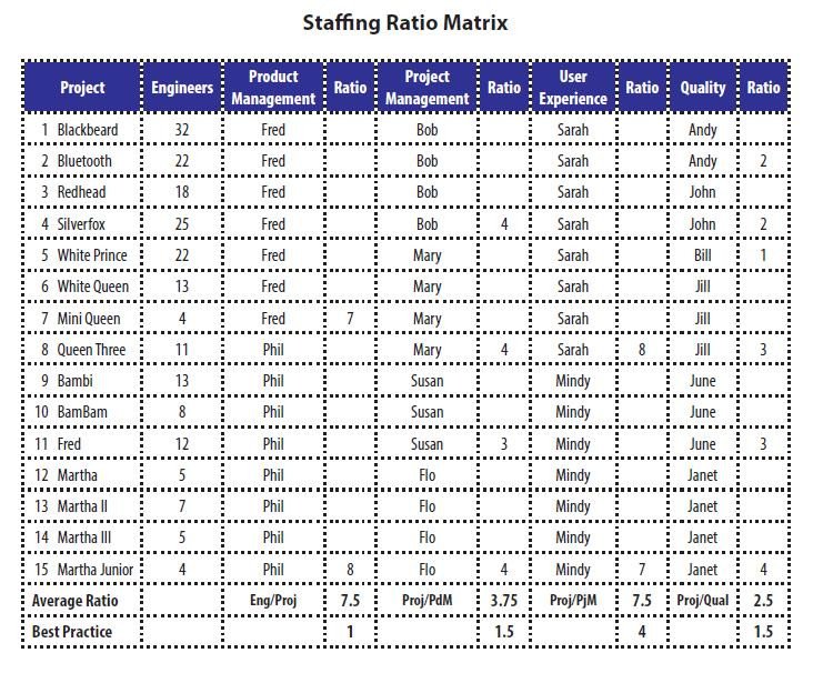 Staffing Matrix Template Tcgen Inc
