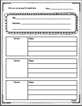 Stage Play format Template Free Writing A Play Encourage Your Students to Be E