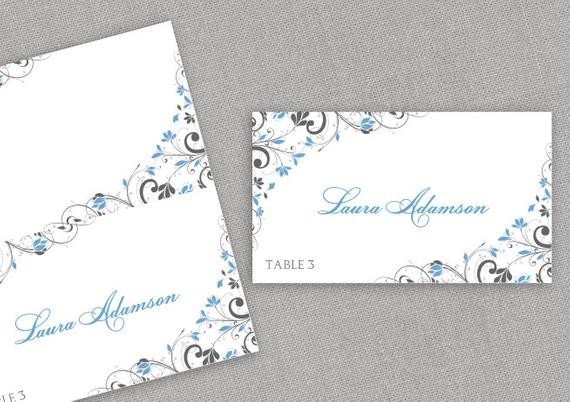 Staples Tent Cards Template Place Card Template Instant Download Editable by
