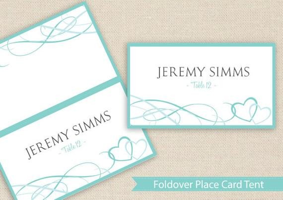 Staples Tent Cards Template Place Card Tent Download Instantly by Diyweddingtemplates