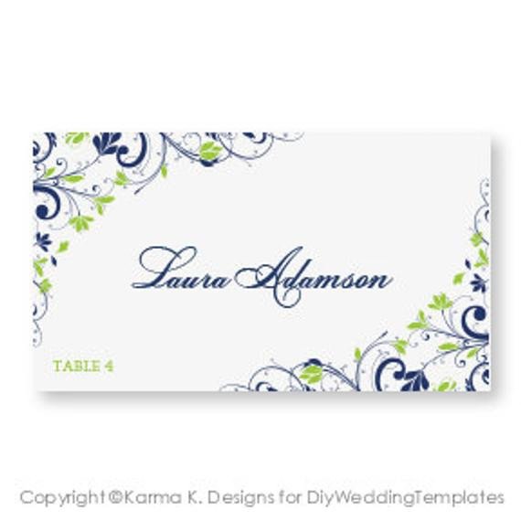 Staples Tent Cards Template Wedding Place Card Template Download Instantly by