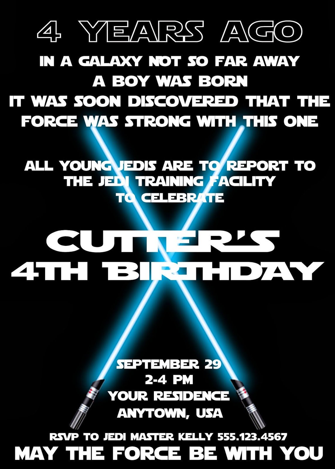 Star Wars Birthday Invitation Plan An Amazing Star Wars Birthday Party