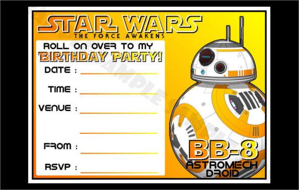 Star Wars Invitation Templates 20 Star Wars Birthday Invitation Template Word Psd Star Wars Invitation Templates 20 Star Wars Birthday Invitation Template Word Psd
