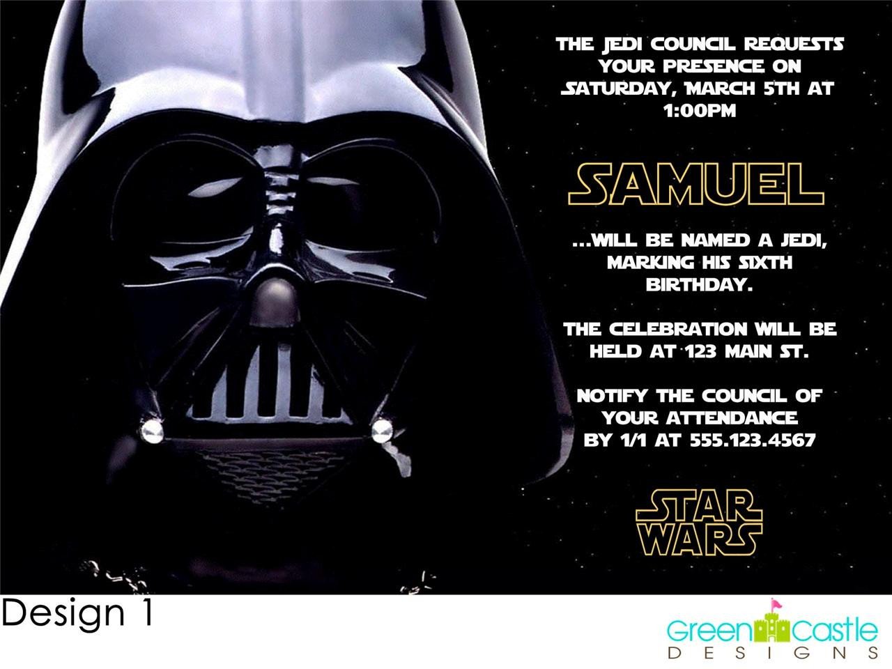 Star Wars Invitation Templates Free Star Wars Birthday Party Invitations Templates