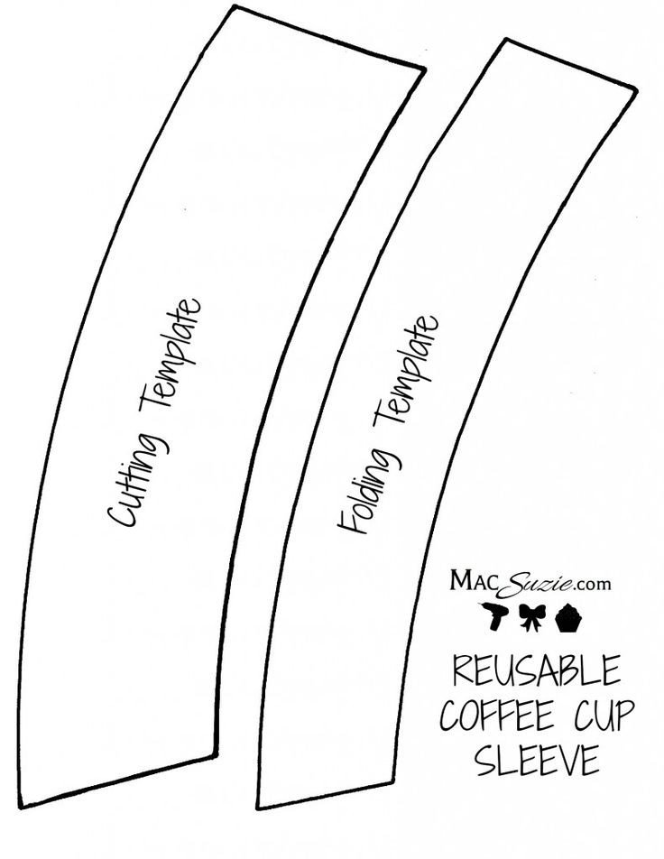 Starbucks Sleeve Template 26 Of Mini Starbucks Cup Template for Sharpener