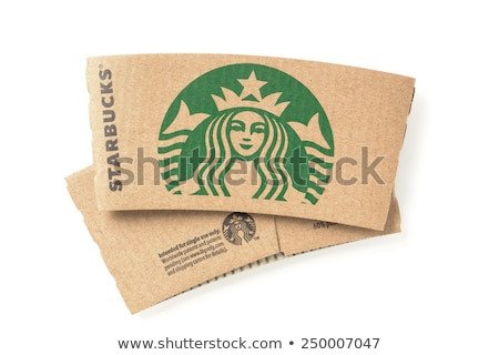 Starbucks Sleeve Template Paper Cup Sleeve Stock Royalty Free