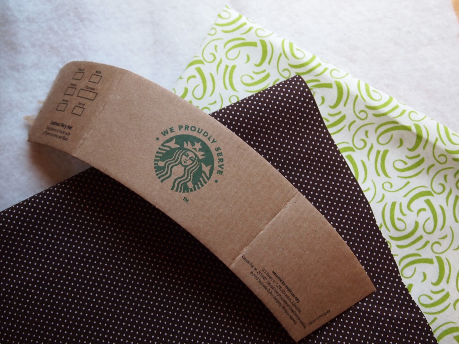 Starbucks Sleeve Template Through the Looking Glass Coffee Collars and Chocolatey