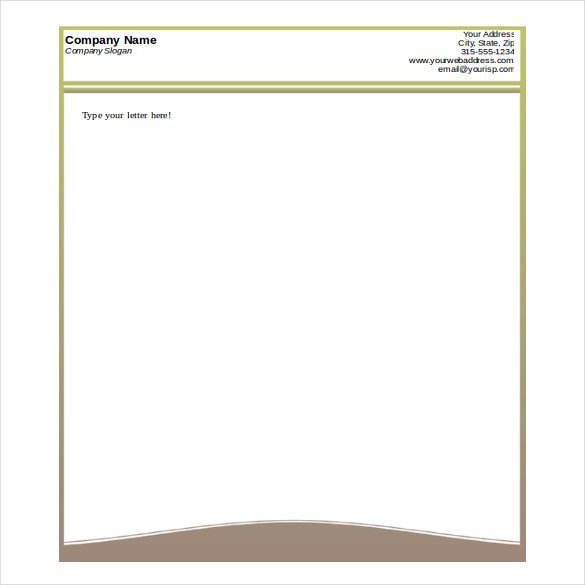 Stationery Template for Word 32 Free Download Letterhead Templates In Microsoft Word