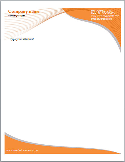 Stationery Template for Word 33 Free Letterhead Templates In Word Excel Pdf