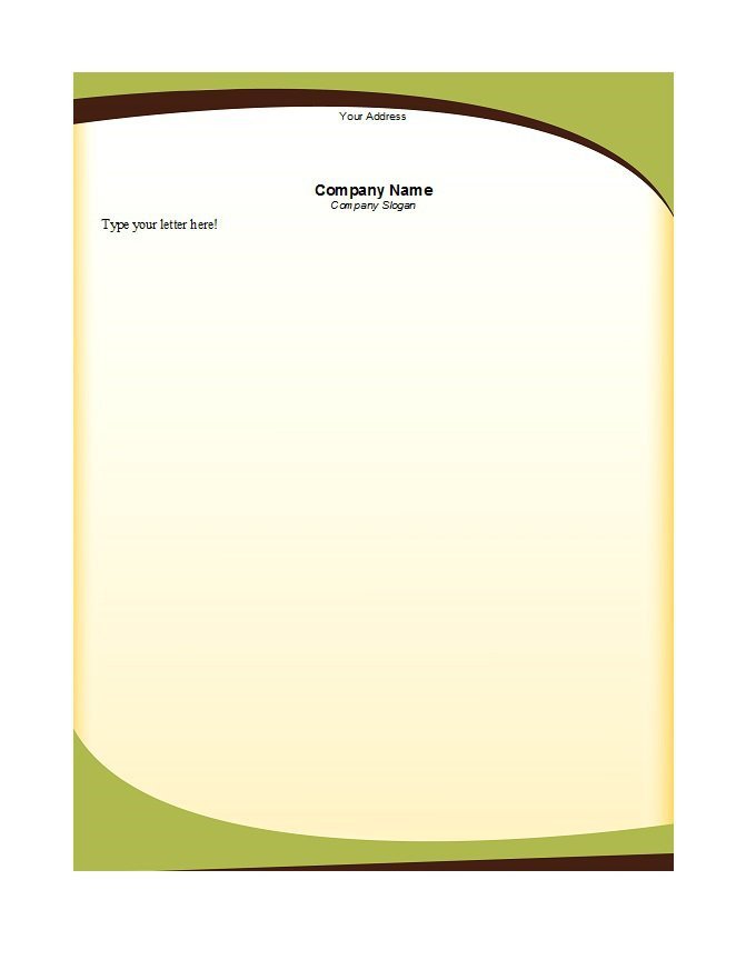 Stationery Template for Word 46 Free Letterhead Templates & Examples Free Template