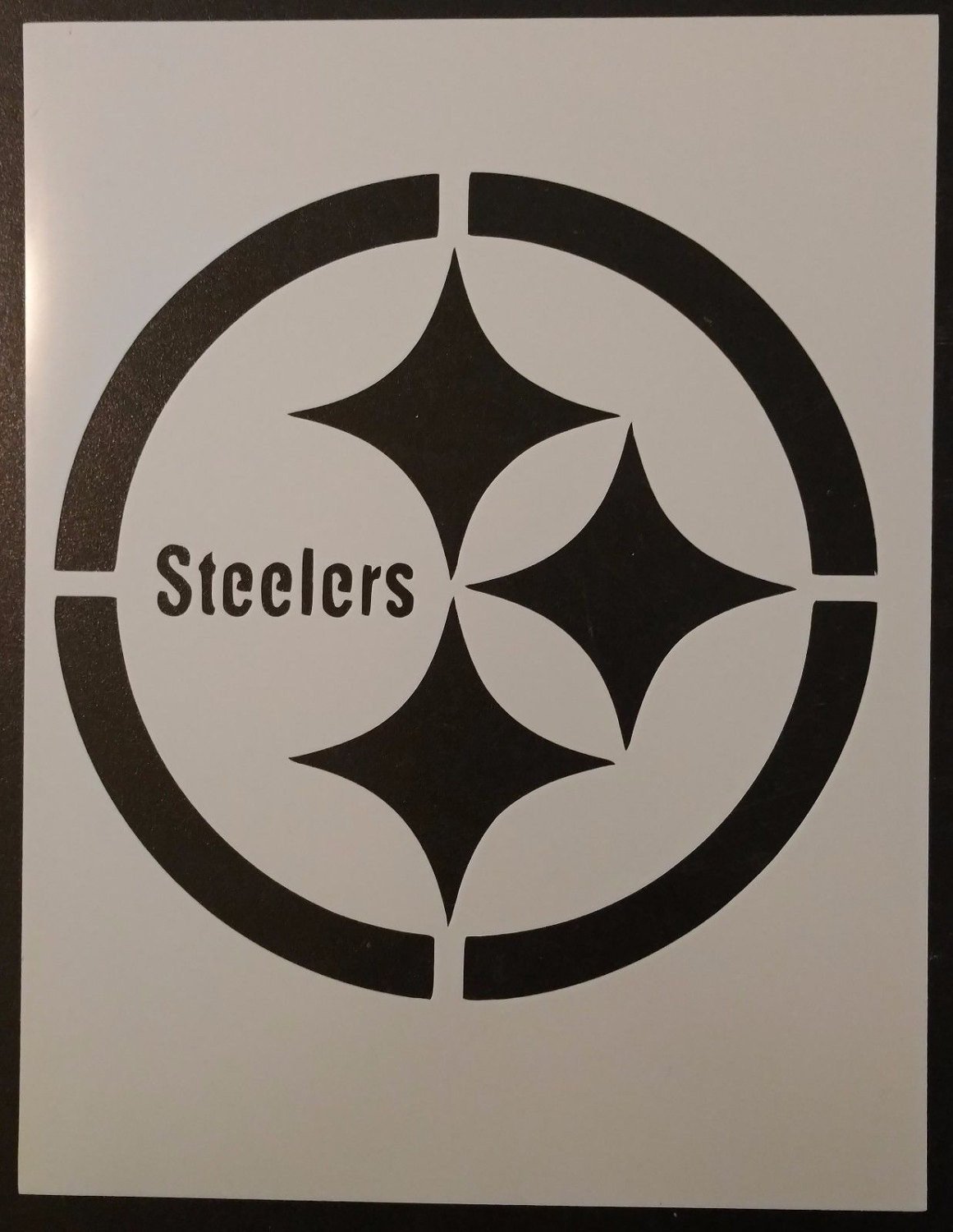 Steeler Pumpkin Stencil Pittsburgh Steelers Football Custom Stencil Fast Free Shipping