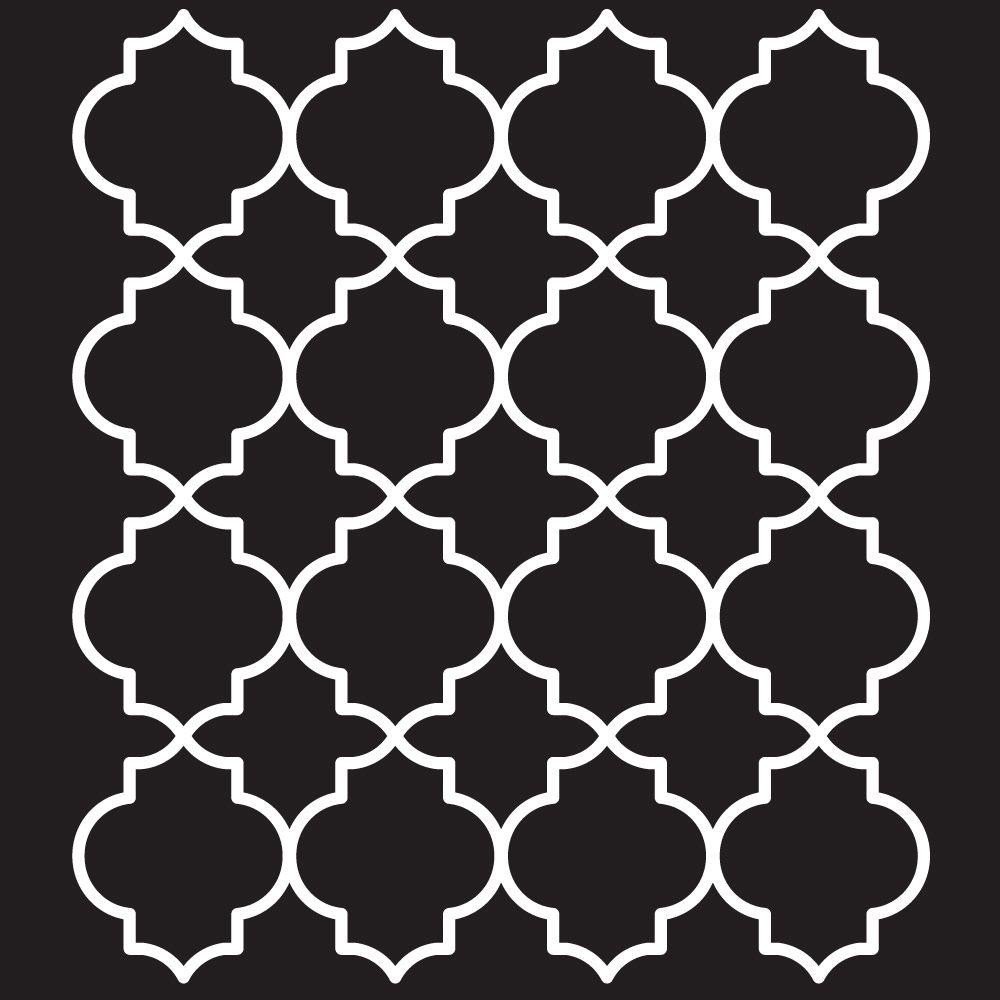 Stencil Templates for Painting Folkart Moroccan Tile Painting Stencils 4377 the Home Depot