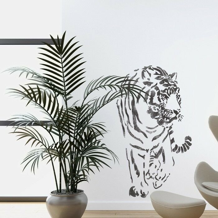 Stencil Templates for Painting Wall Stencils Tiger Stencil Template for Wall