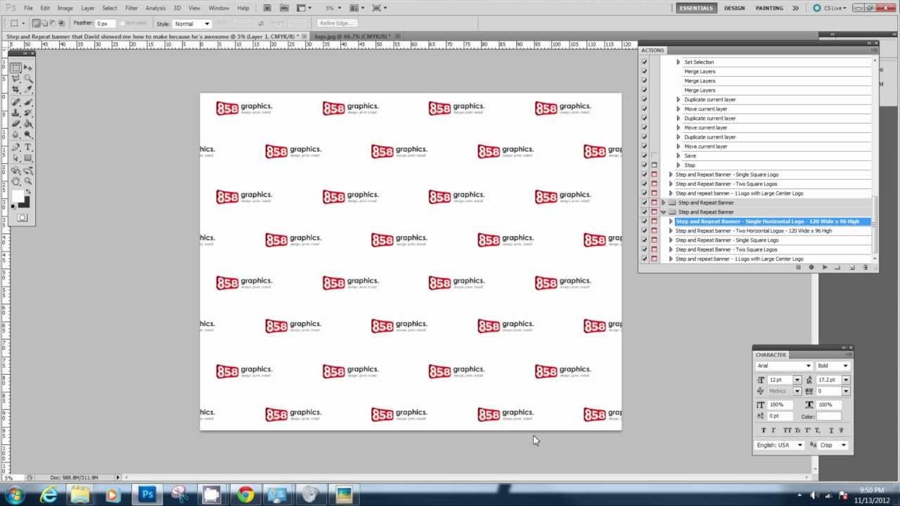 Step and Repeat Template Downloading and Using the Step and Repeat Photoshop Action