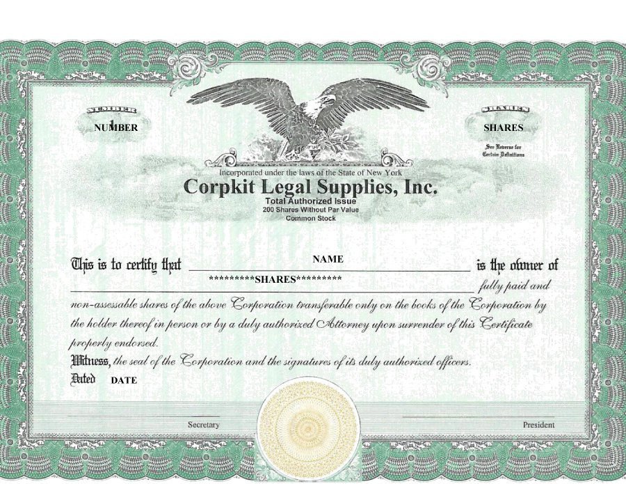 Stock Certificate Template Free 41 Free Stock Certificate Templates Word Pdf Free