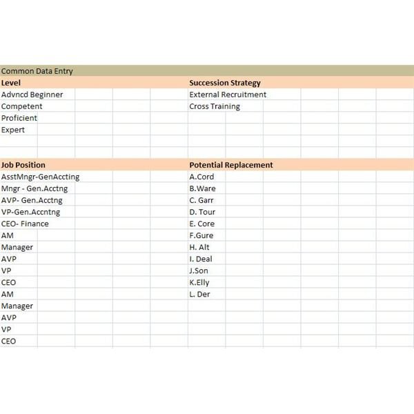 Succession Planning Template Excel Download Progress Chart Excel Template