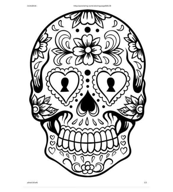 Sugar Skull Drawing Template Skull Drawing Template – 14 Free Pdf Documents Download