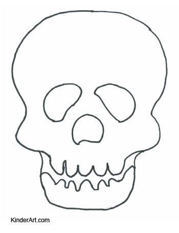 Sugar Skull Drawing Template Sugar Skull Drawing Template at Getdrawings