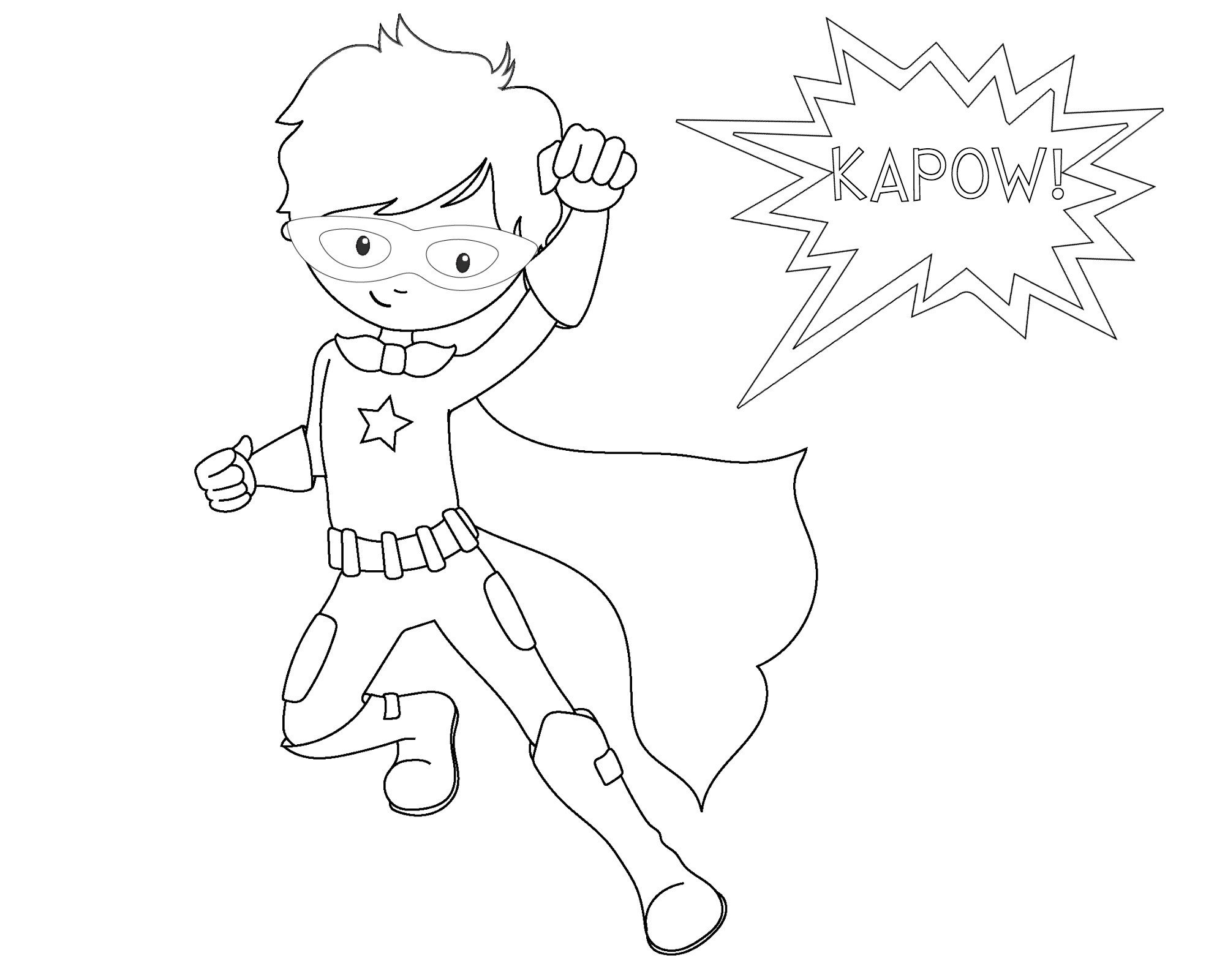 Super Heroes Coloring Page Free Printable Superhero Coloring Sheets for Kids Crazy