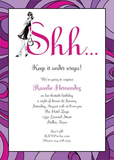 Surprise Party Invitation Template Surprise Birthday Party Invitation Template
