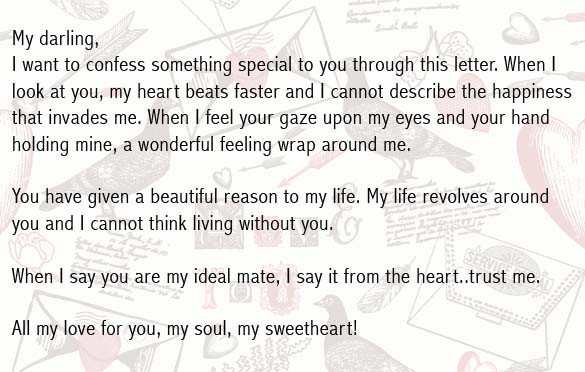 Sweet Letter to Boyfriend Love Letters for Boyfriend Romantic Love Letter for Him