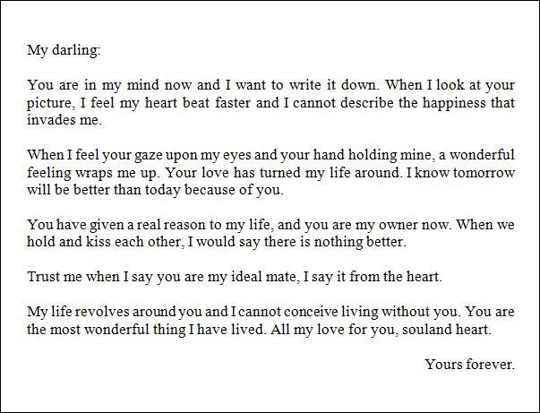 Sweet Letters to Boyfriend Best Love Letter for A Boyfriend thoughts
