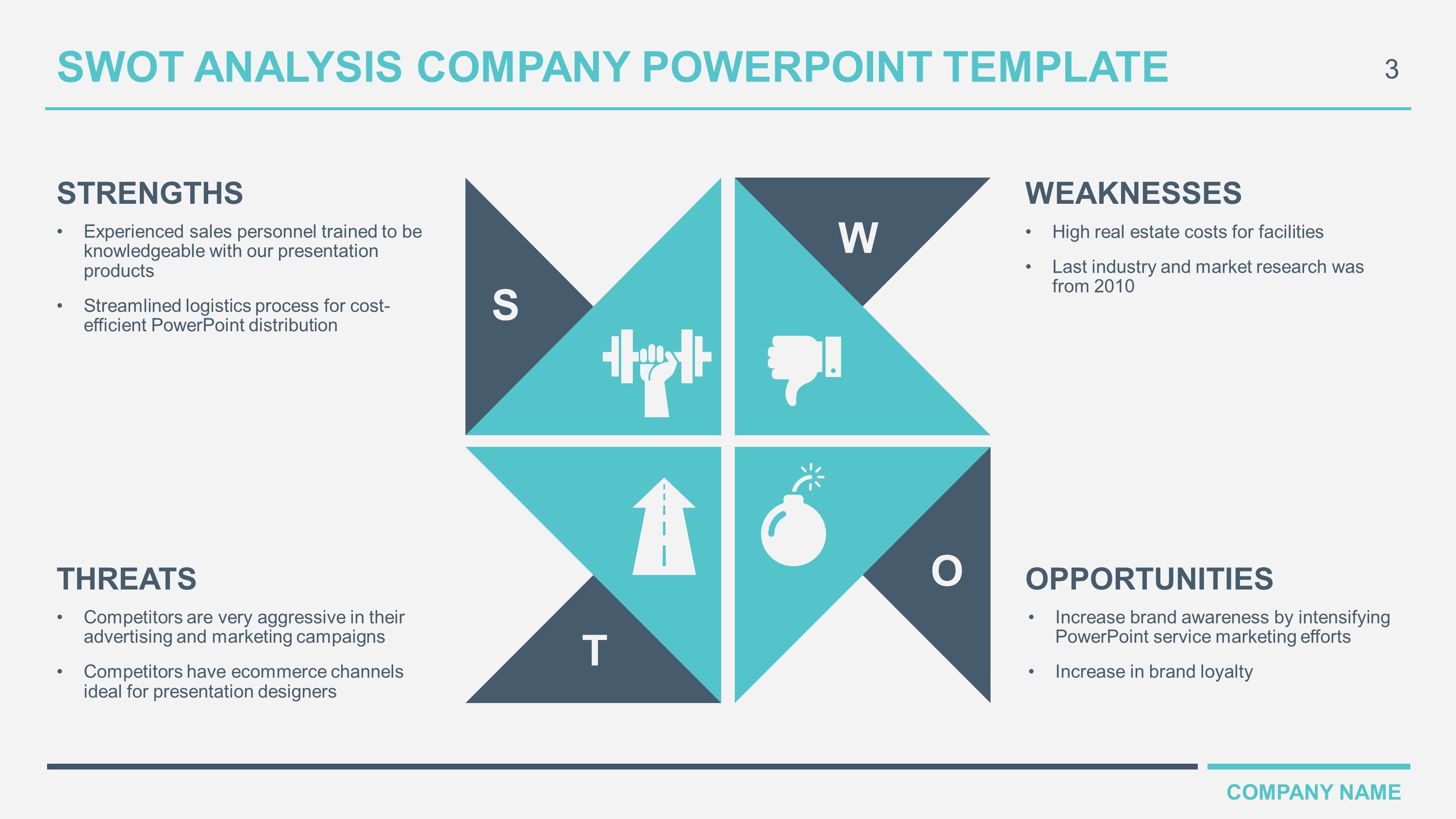Swot Analysis Template Ppt Free Download Business Swot Analysis Powerpoint Templates