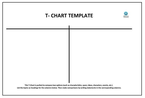T Chart Template Word How to Create A T Chart In Microsoft Word Quora