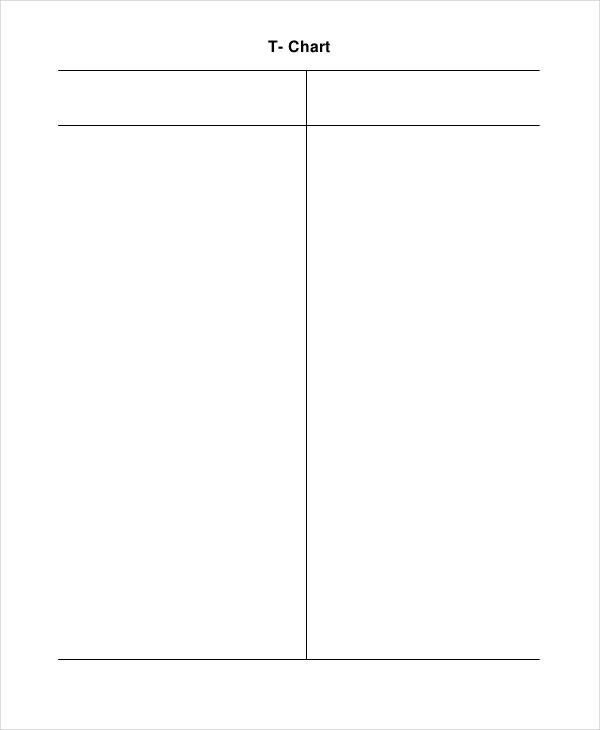 T Chart Template Word T Chart Template