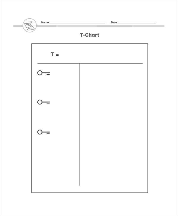 T Chart Template Word T Chart Templates 6 Free Word Excel Pdf format